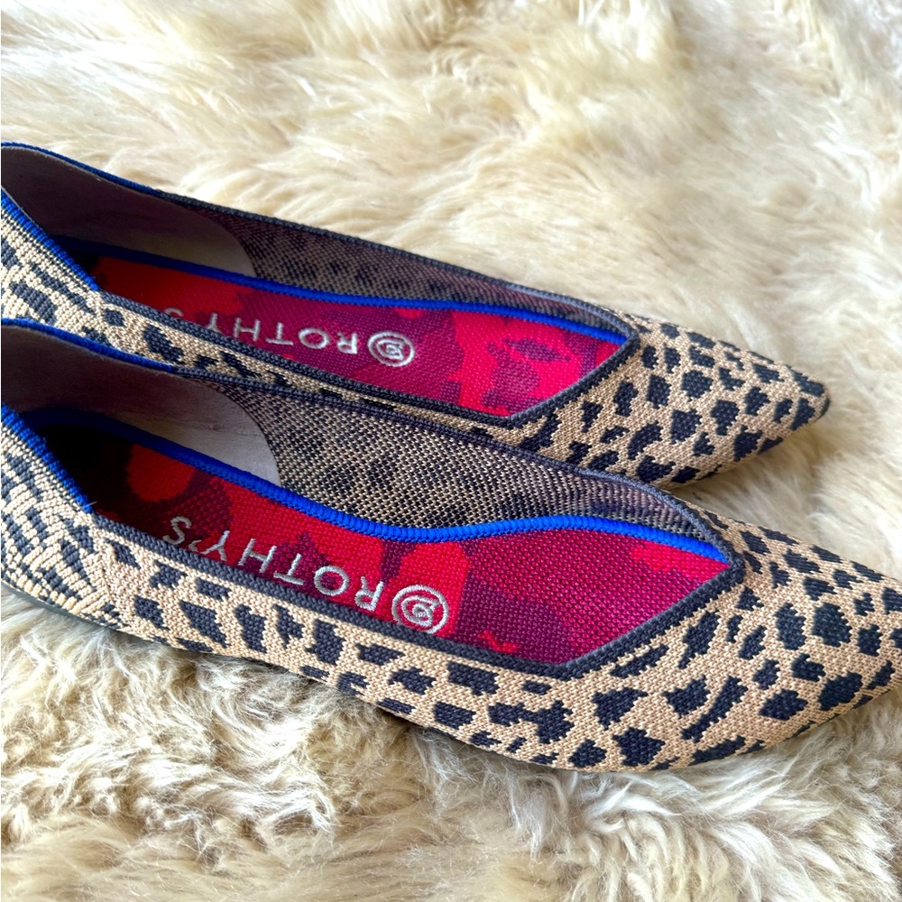 Rothys The Point Cheetah print